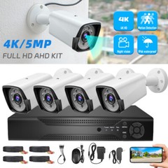 1080P 5MP Lite 8CH DVR CCTV Security Camera System Outdoor with Hard Drive 1TB