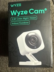 Lot Of 2 Cam v4 Wi-Fi 2.5K QHD Plug-In Smart Security Camera Night Vision A3
