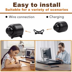 1080P Mini Camera WiFi HD IP Night Vision Security Cam For Home + 32GB SD Card