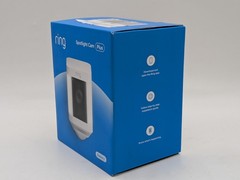 Ring – Spotlight Cam Plus Outdoor/Indoor Wireless 1080p Battery Camera – White
