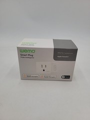 WeMo Smart Plug White Thread Bluetooth Apple HomeKit Easy Setup WSP100