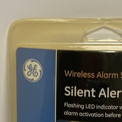 GE SILENT ALERT Wireless Alarm System Flashing LED model 45137 NEW SEALED