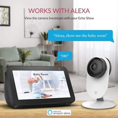YI 2MP 1080p Full HD Wireless IP Security Camera – White – 4 Pieces – USED