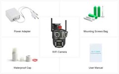 Wireless WiFi Security Camera System Outdoor Night Vision Surveillance+32GB Card