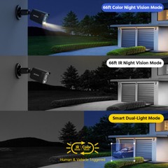 ANNKE 8CH 1080P H.265+ Security Camera System 5MP Lite CCTV DVR Outdoor AI Kits