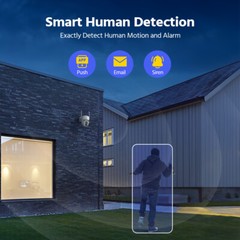 ANNKE 16CH NVR 4MP WIFI Solar Battery PT Color Security Camera System 2-Way Talk