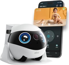 ENABOT EBO Mini Pet Camera Robot 2K Whole Home Mobility Two-Way Talk