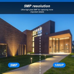 360° WiFi Wireless Light Bulb Camera Home Security 5MP IR Color 2-Way Audiio