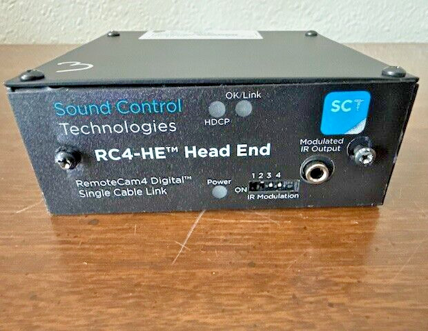 SOUND CONTROL TECHNOLOGIES RC4-HE HEAD END REMOTECAM4 DIGITAL SINGLE CABLE LINK
