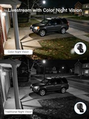 Security Camera, 2.5K Indoor/Outdoor Cameras for Home, 4MPixels IP66 2-Way Audio