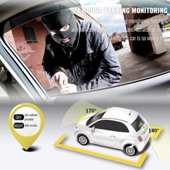 4” 3Lens 1080P Dash Cam Car DVR Front & Rear Camera Night Vision G-sensor