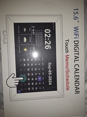 15.6 WiFi Digital Calendar, Brand New, Still Factory Sealed In Box