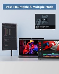 Yodoit Portable Monitor For Laptop 15.6 19201080 Travel Screen Fhd Ips Display