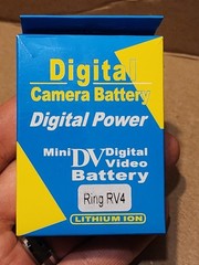 RV4 6700mAh Rechargeable Lithium-Ion Battery 3.65v 24.46Wh for Ring Doorbell 2pk