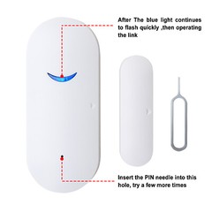 WiFi Smart Door Window Sensor Detector Safe Alarm for Alexa Google Home Lot