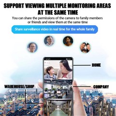 5G/2.4G Wifi Wireless Security Camera System Outdoor Home Night Vision 1080P Lot