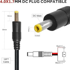 2 Pcs Durable ChewResistant Power Cable for Trail Cameras, Compatible with Ta…