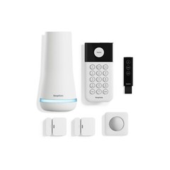 SimpliSafe 6 Piece Wireless Home Security System – White
