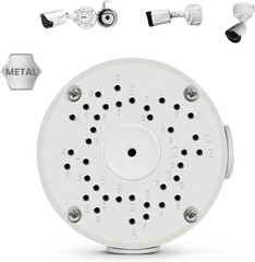 Bullet CCTV Camera Junction Box Waterproof Metal Mount Bracket Hide Cable