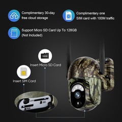 LS Vision LS-4GS16M-EU-S Camouflage Solar Outdoor Camera | Night Vision 360° …