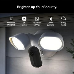 Arlo Wired Floodlight Camera Home Security Camera with 2K Video & HDR NEW IN BOX