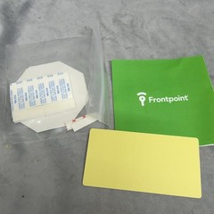 Frontpoint Hub White Home Security System Kit Wi-Fi Z-Wave Keypad Sensors Sign