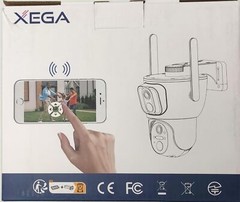 Xega Dual Lens 4G Cellular Security Camera Outdoor with SIM Card 14400mAh 2K HD