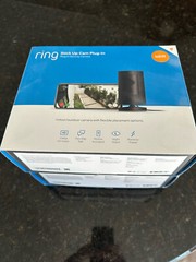 Ring Stick Up Cam Plug-In (Black) BRAND NEW FACTORY SEALED!