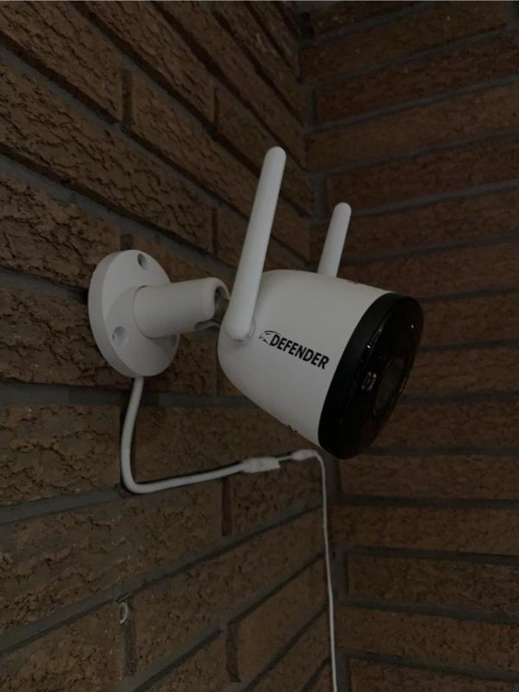 Defender Powered 4K Guard Pro Wi-Fi 6-Plug-in Security Camera Set Of 5 Available
