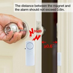 12-Pack 95DB Door & Window Alarms – Effortless Home Security for Family Safety
