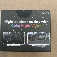 Wyze Cam OG 1080p Color Night Vision Spotlight Motion Black Wi-Fi Smart Sealed