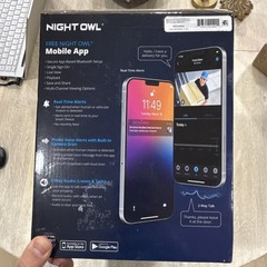 Night Owl Wi-Fi Bluetooth 4 Cameras 1080p Spotlights Voice Alerts 1TB