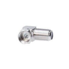 90 Degree Right Angle F Male to Female Coaxial Cable Adapter Connector Multi LOT