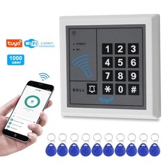 K1 TUYA Smart Access Control Kit, 600lb Magnetic Lock, 12V Power Supply, Exit
