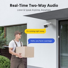 ANNKE FCD600 6MP Dual Lens 180° POE Security Camera Two-Way Audio AI Color Night