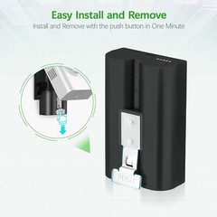 2PCS Rechargeable Ring Battery Pack & Charger for Ring Video Doorbell 2 3+ 4