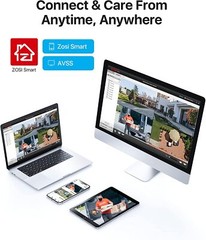 ZOSI 16CH 3K Lite Security Human Detection 1080P Camera System Email Alerts 4TB