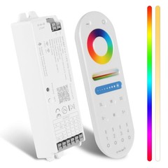 WiFi RF Remote Controller Kit, 5in1 DC12-24V C1-1 5Inch LED Controller & C1-2…
