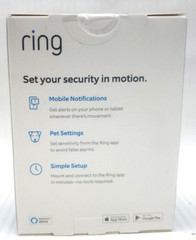 Ring Alarm Motion Detector Wireless – 2nd Generation White New in Box