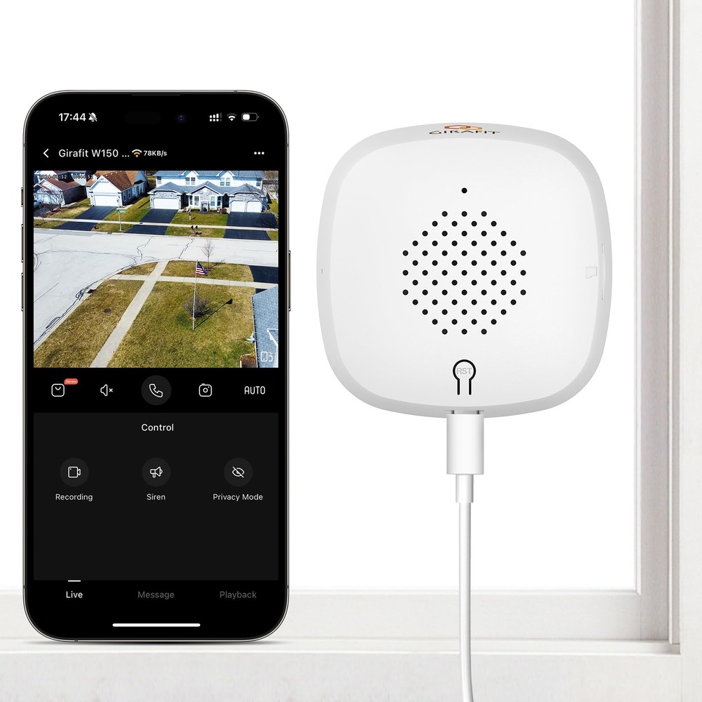 Girafit 3MP 2K Window Camera,2.4GHz & 5GHz WiFi Indoor Cameras for Home Security