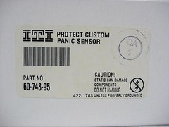 ITI 60-748-95 Protect Custom Panic Sensor Red Alert Push Button Alert Red NIB
