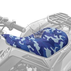 Universal Waterproof Navy Blue Camo ATV Seat Cover for Polaris Sportsman