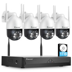 WiFi CCTV Camera Security 5MP System PTZ Outdoor Wireless Home 10CH NVR Audio