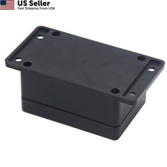 Zulkit Junction Box ABS Plastic 3.94″ x 2.68″ x 1.97″(Pack of 2), Black