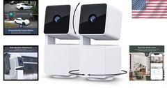 Alexa & Google Assistant Compatible Cam Pan v3, 2-Pack