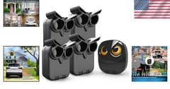 Battery-Powered Wireless Driveway Alarm: 1 Receiver and 4 Sensors for Protection