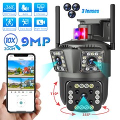Wireless WiFi Security Camera System Outdoor Night Vision Surveillance+32GB Card