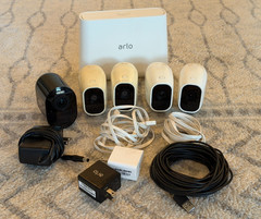 Arlo Security Camera Bundle – 4x Pro 2 + 1x Ultra (4K) + Base Station + Accessor