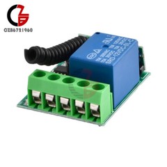 1 Channel Receiver Wireless Relay RF Remote Control Switch Module DC 12V 433MHZ