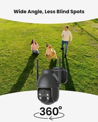 2PCS ieGeek Solar Camera Wireless Outdoor WiFi Cameras for Home Security System